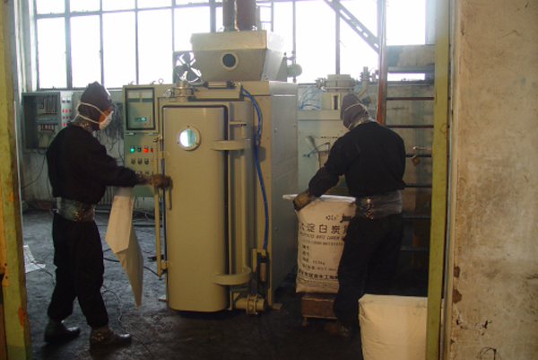 炭黑包装现场 炭黑包装现场